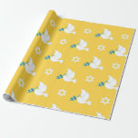 Lycklig Hanukkah Star of David, kosher Bird Piegon Presentpapper<br><div class="desc">Lycklig Hanukkah. Den här designen representerar David,  kosher Bird Piegon,  med en gult som firar Hanukkahs historiska helgdag. Det är den perfekt som är papper för Hanukkah,  alias Chanukah,  eller andra särskilda tillfällen.</div>