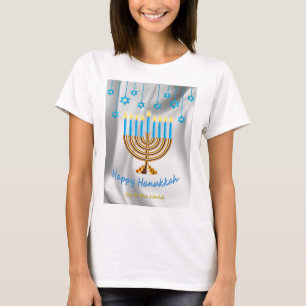 Lycklig Hanukkah T Shirt