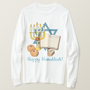 Lycklig Hanukkah T Shirt
