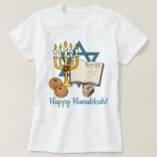 Lycklig Hanukkah T Shirt