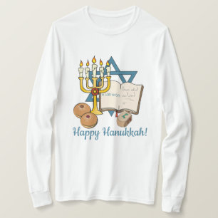 Lycklig Hanukkah T Shirt