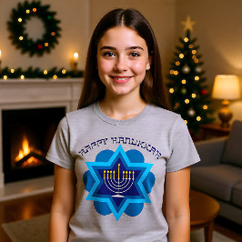 Lycklig Hanukkah T-Shirt