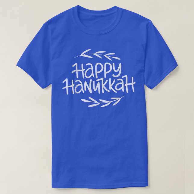 Lycklig Hanukkah T-Shirt (Design framsida)
