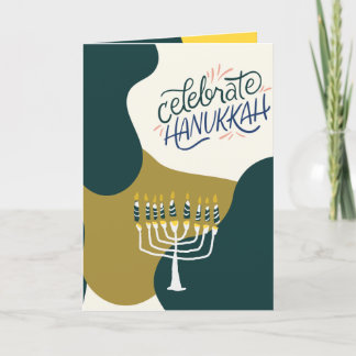 Lycklig Hanukkah! Tack Kort