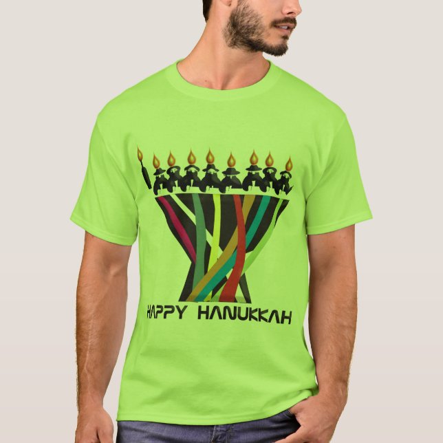 Lycklig Hanukkah Tee (Framsida)
