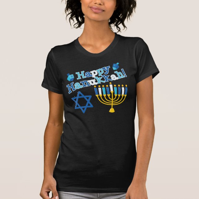 Lycklig Hanukkah Tee (Framsida)