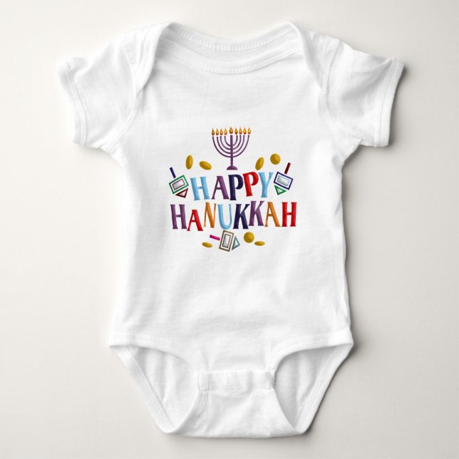Lycklig Hanukkah Tee (Framsida)