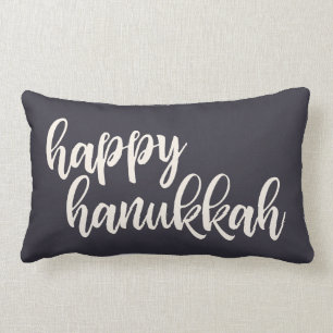 Lycklig Hanukkah-Trendig, skript Lettering av mari Lumbarkudde