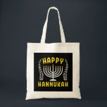 Lycklig Hanukkah Tygkasse<br><div class="desc">Lycklig hanukkah</div>