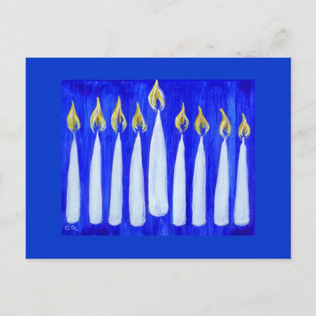 Lycklig Hanukkah vykort (Framsida)