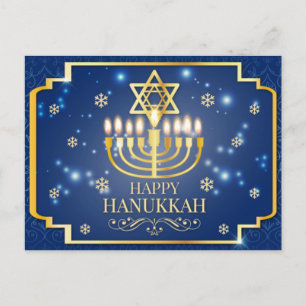 Lycklig Hanukkah Vykort