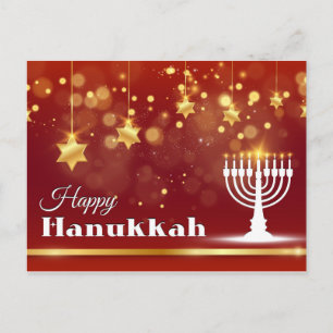 Lycklig Hanukkah Vykort