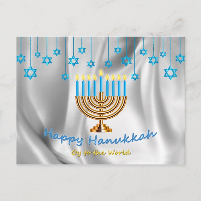 Lycklig Hanukkah Vykort (Framsida)