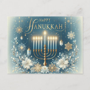 Lycklig Hanukkah Vykort
