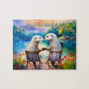 Lycklig har vi varje Otter Pussel