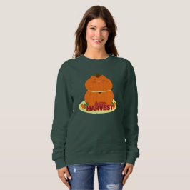Lycklig Harvest Pumpkin Cat T Shirt