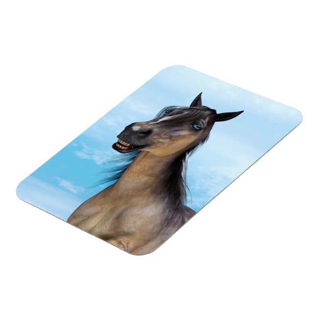 Lycklig häst magnet (Vänstra Sidan)