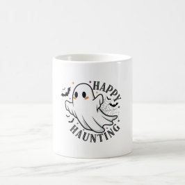 Lycklig Haunting Ghost Halloween Spooky Kaffemugg