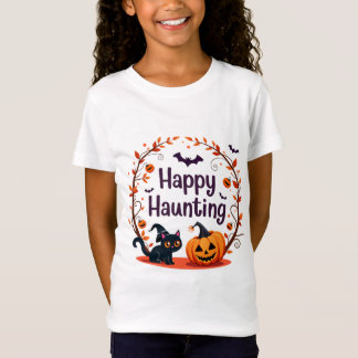 Lycklig Haunting Halloween Design T Shirt