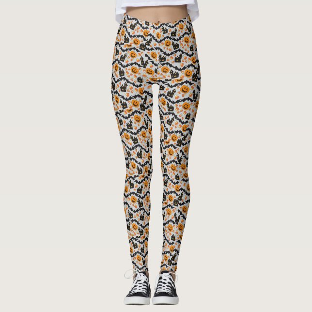 Lycklig Haunting Leggings (Framsida)