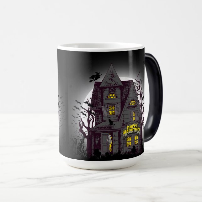 Lycklig Haunting Magic Mugg (Framsida höger)
