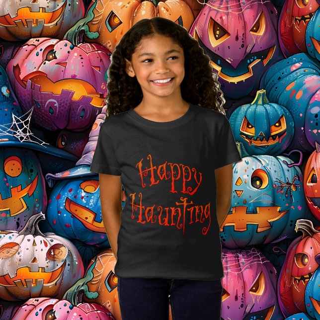 Lycklig Haunting T Shirt (Skapare uppladdad)