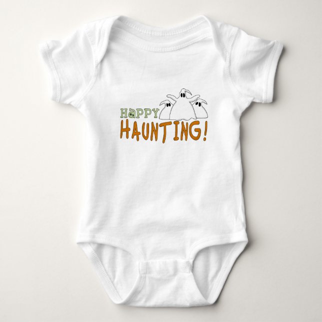 Lycklig Haunting Tshirts och Gifts (Framsida)