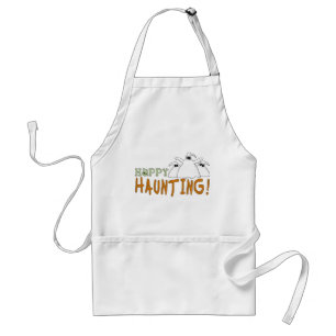 Lycklig Haunting Tshirts och Gifts Förkläde