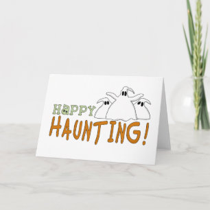Lycklig Haunting Tshirts och Gifts Kort
