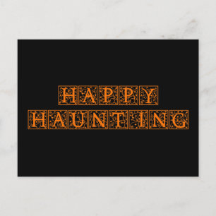 Lycklig Haunting Vykort