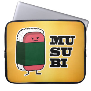 Lycklig Hawaiian Musubi Sushi Nori Laptop Fodral