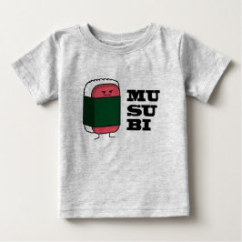 Lycklig Hawaiian Musubi Sushi Nori sjögräs Tee Shirt