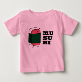 Lycklig Hawaiian Musubi Sushi Nori sjögräs Tee Shirt