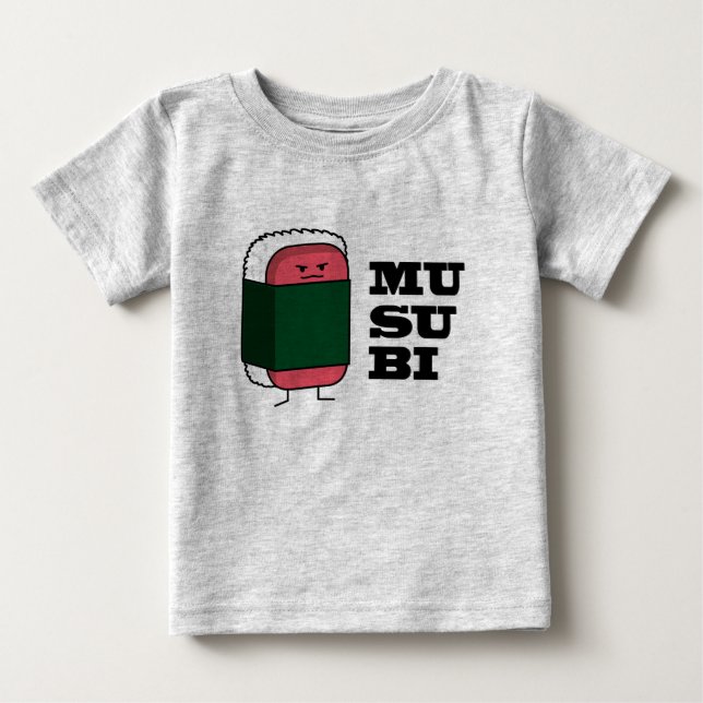 Lycklig Hawaiian Musubi Sushi Nori sjögräs Tröja (Framsida)
