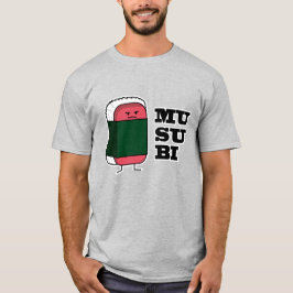 Lycklig Hawaiian Musubi Sushi Nori T Shirt