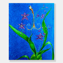 Lycklig Hawaiian Orchid Bird