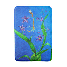 Lycklig Hawaiian Orchid Bird Badrumsmatta