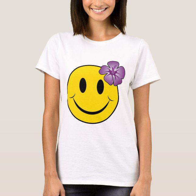 Lycklig hawaiibo tee (Framsida)