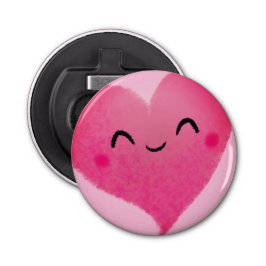 Lycklig Heart Flasköppnare