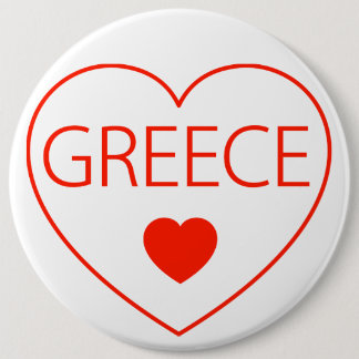 Lycklig Heart Greece Knapp