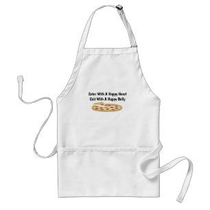 Lycklig Heart Lycklig Belly Pizza Apron Förkläde
