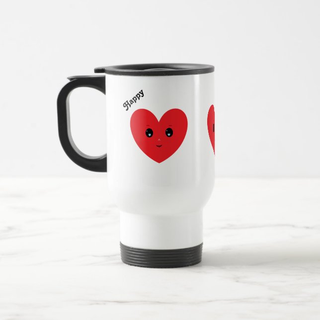 Lycklig Heart Resemugg (Vänster)