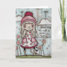 Lycklig Heart - Valentines day Card