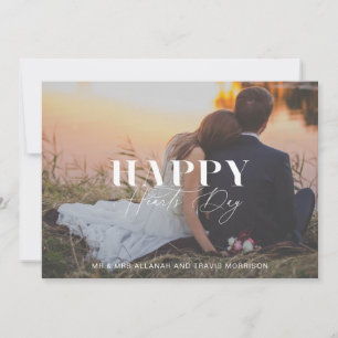 Lycklig Hearts Day Photo Valentine Day Card Julkort