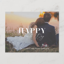 Lycklig Hearts Day Photo Valentine Day Postcard Helg Vykort
