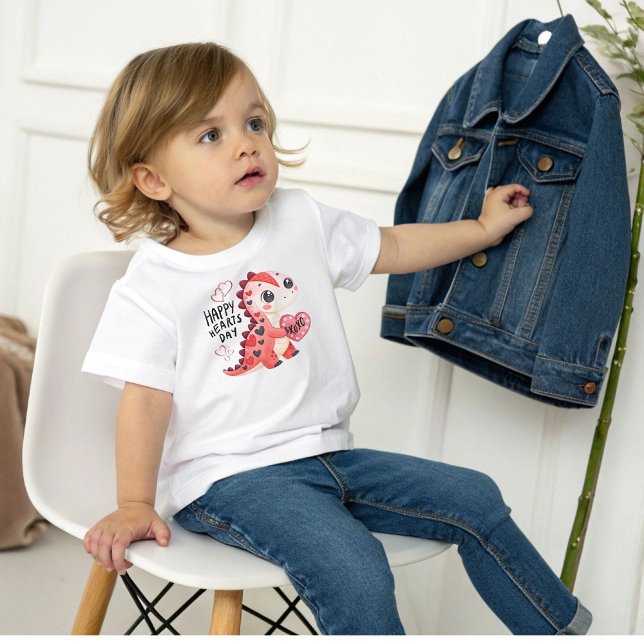 Lycklig Hearts Day T Shirt (Skapare uppladdad)