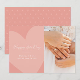 Lycklig Hearts Kärlek Day Inbjudningar