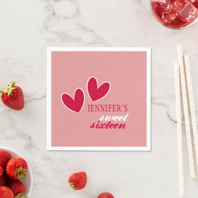 Lycklig Hearts Pappersservett (Insitu)