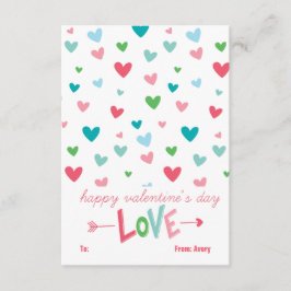 Lycklig Hearts Personlig Valentine
