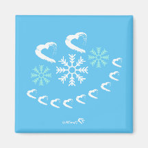 Lycklig Hearts Snowflake-julgranen